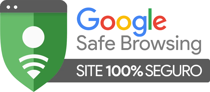 Site verificado como seguro pelo Google